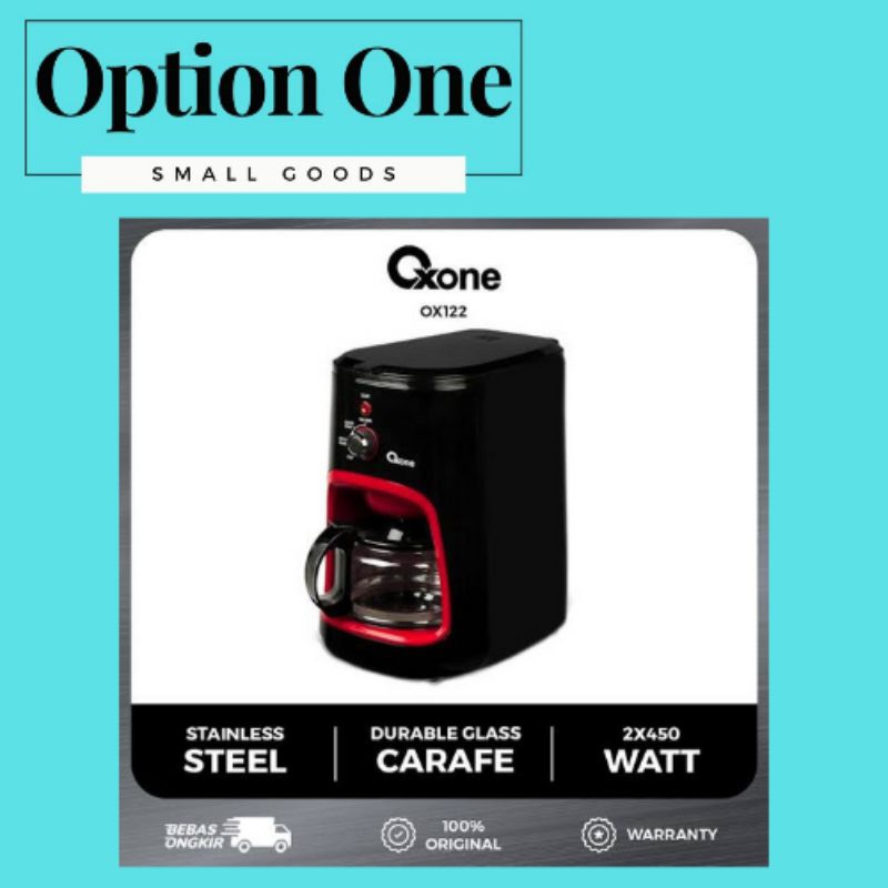 Oxone OX122 Coffee Maker & Grinder - Mesin Kopi Giling Otomatis