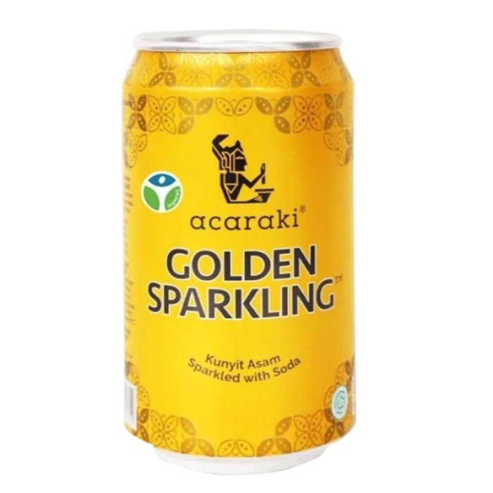 

Acaraki golden sparkling kunyit asam 320 ml