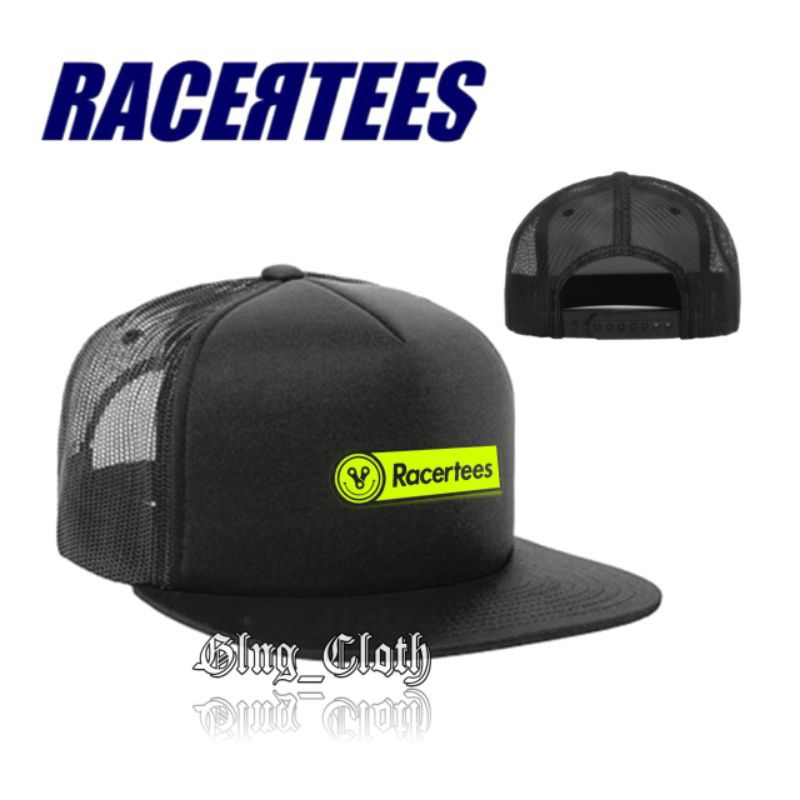 Topi Snapback Jaring Distro - Topi Snapback Trucker Jaring Premium Pria Wanita - RACERTEES