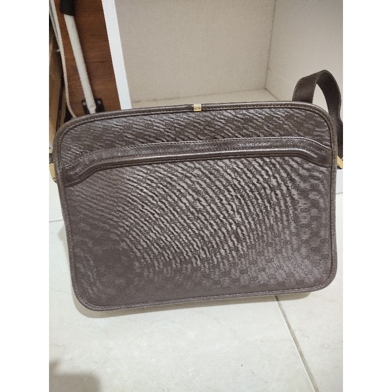 Gucci Guccissima PVC Sling Bag Authentic