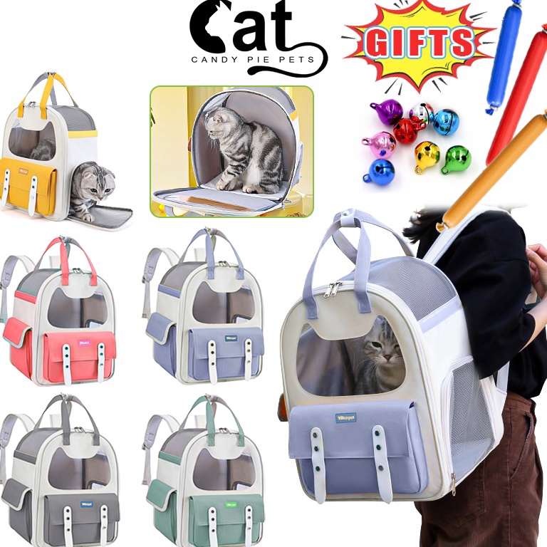 BOOMING Ransel Kucing Tas Astronot Kucing Jumbo Pet Cargo Astronot Kucing Tas Astronot Kucing