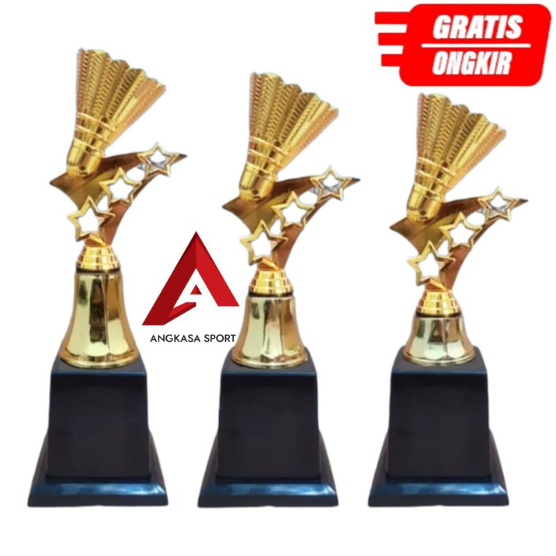Trophy piala badminton set juara 123