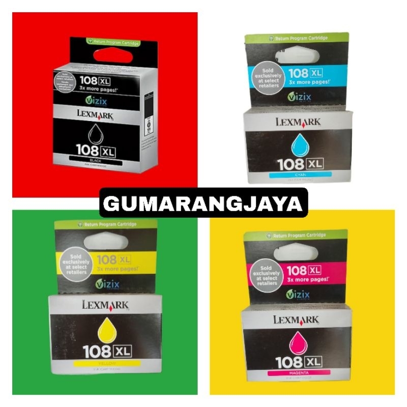 TINTA LEXMARK 108XL COLOUR ORIGINAL