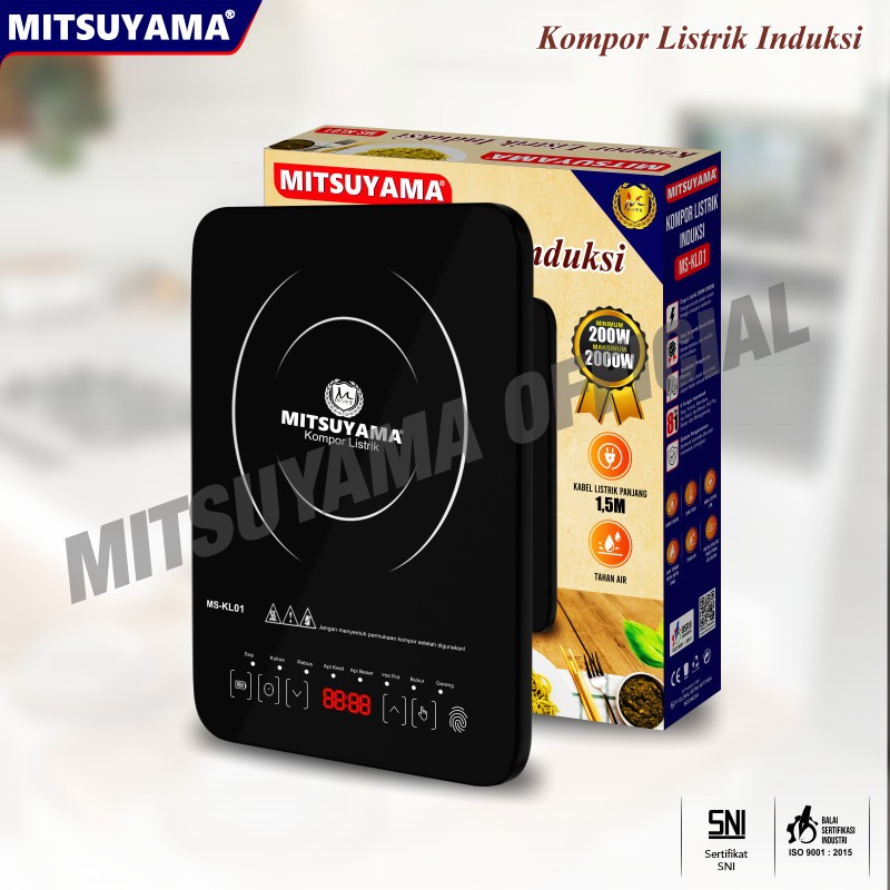 Kompor Listrik Induksi Mitsuyama MS-KLxx - 8in1 2200W