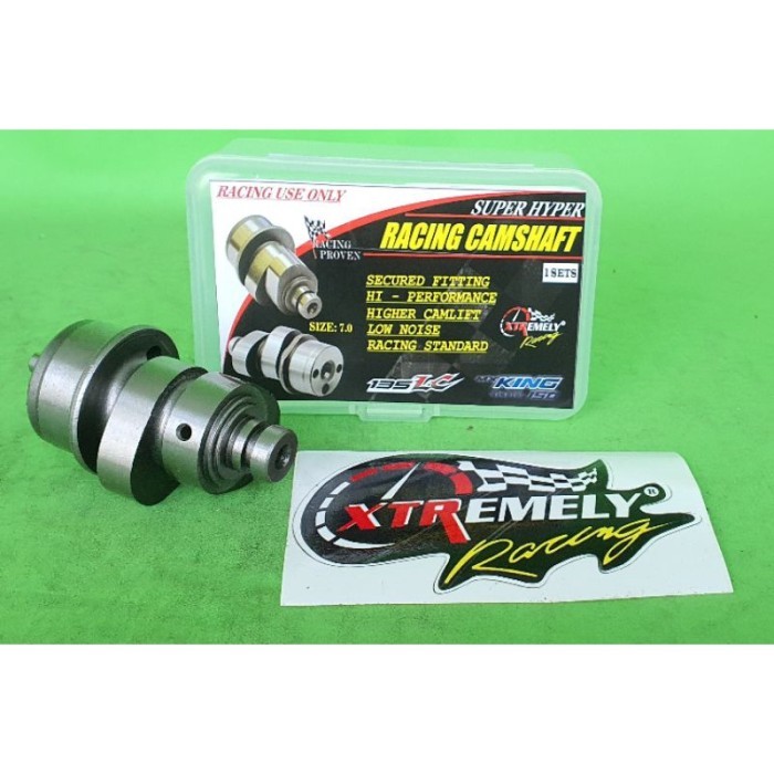 NOKEN AS CAMSHAFT JUPITER MX / VIXION / MX KING UKURAN 7.0 / 7.2 / 7.4XTR RACING