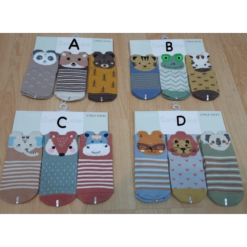 kaos kaki catell love isi 3