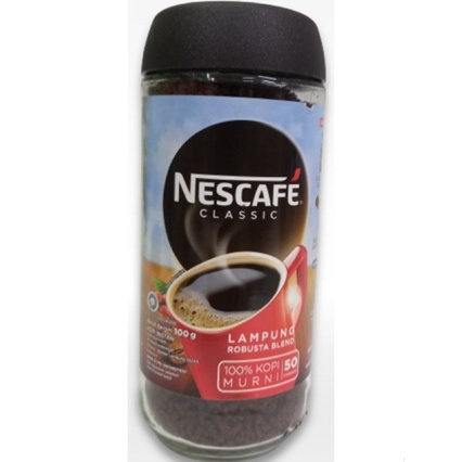 

Nescafe Classic Botol 200gr Kopi Bubuk Tanpa Ampas