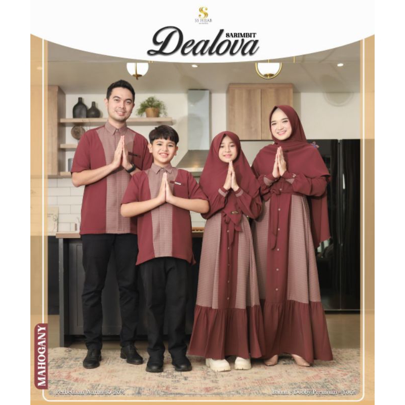 Sarimbit Dealova. Sarimbit Keluarga - SS Hijab (Pre Order)