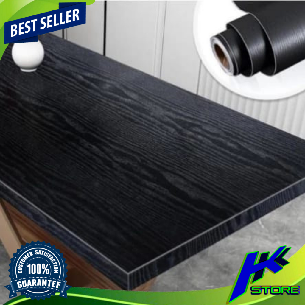 Wallpaper Dinding Motif Kayu 45cm x 5m Jati Hitam Wallpaper Sticker  Dinding Motif Kayu Jati Hitam