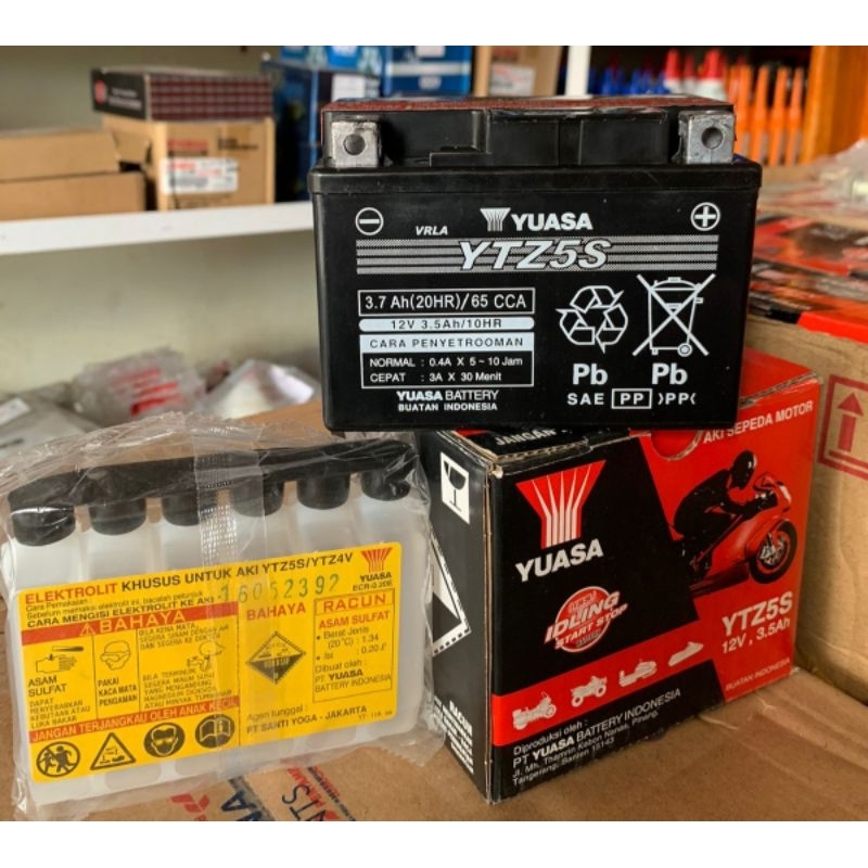 AKI YUASA YTZ5S 12V, 3.5Ah