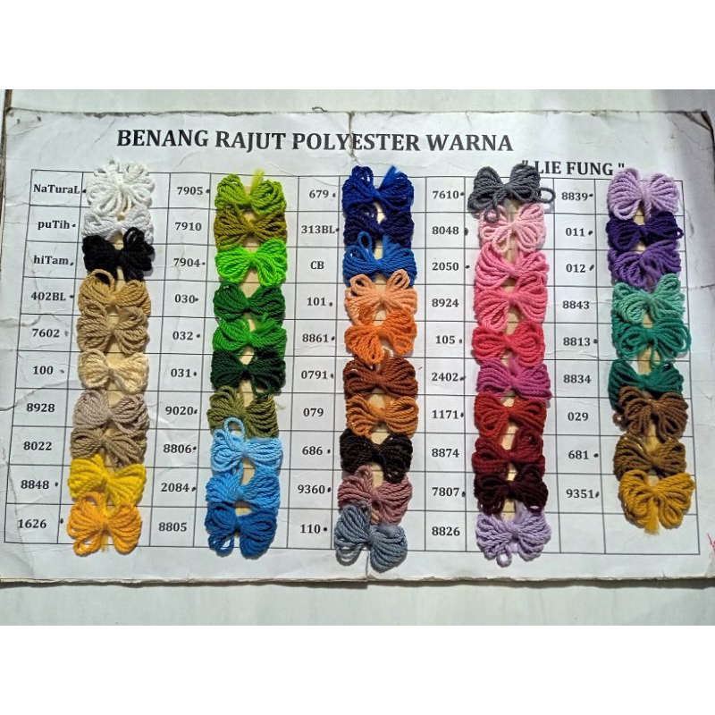 Benang Rajut Polycherry