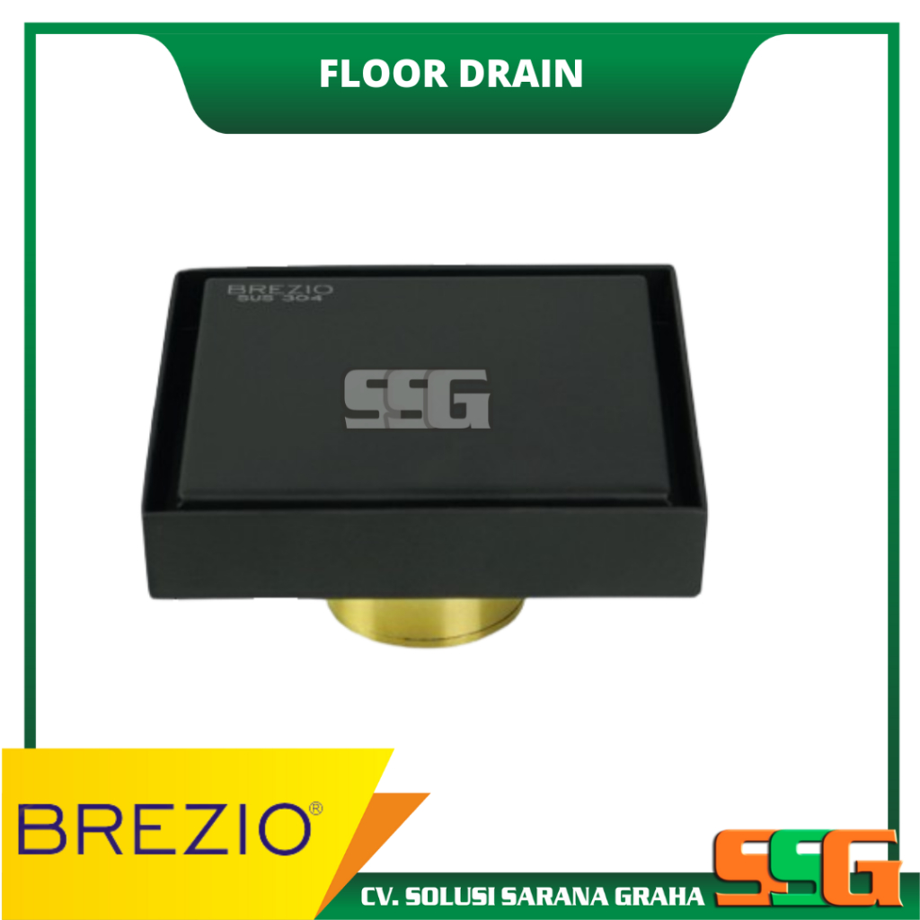 Afur Kamar Mandi Brezio FDBZ1803 Floor Drain Stainless Anti serangga