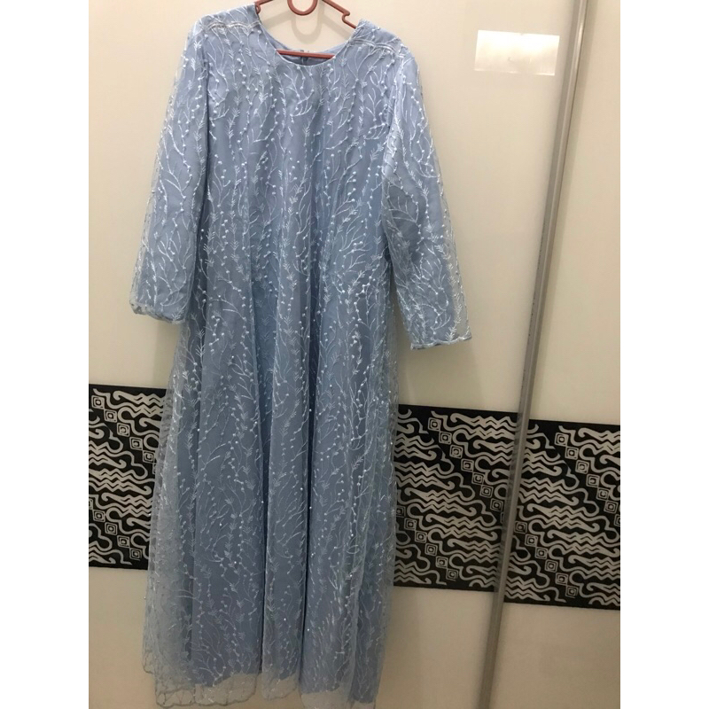Dress Gamis Blue Sky Frozen