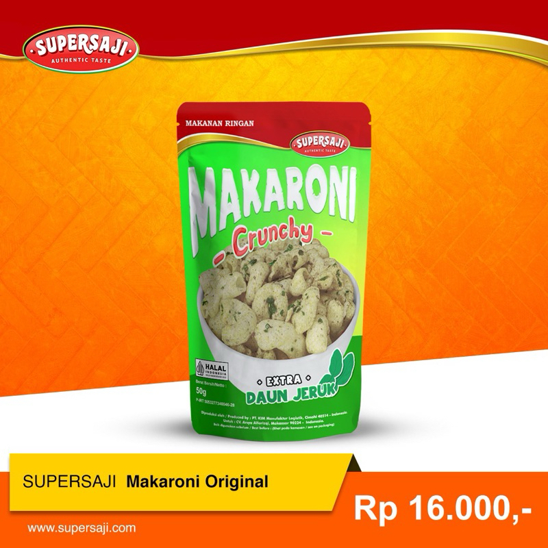 

MAKARONI crunchy ORIGINAL EXTRA DAUN JERUK