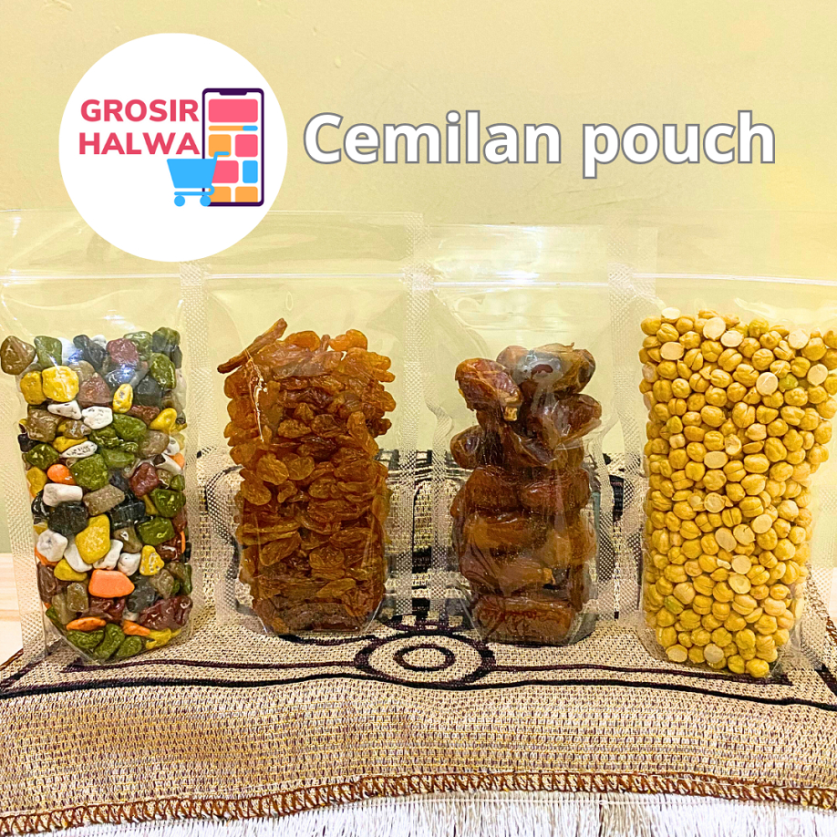 

Cemilan | Camilan umroh atau Haji kemasan pouch