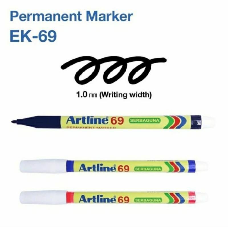 

SPIDOL ARTLINE EK-69 PERMANENT MARKER / SPIDOL KECIL PERMANEN