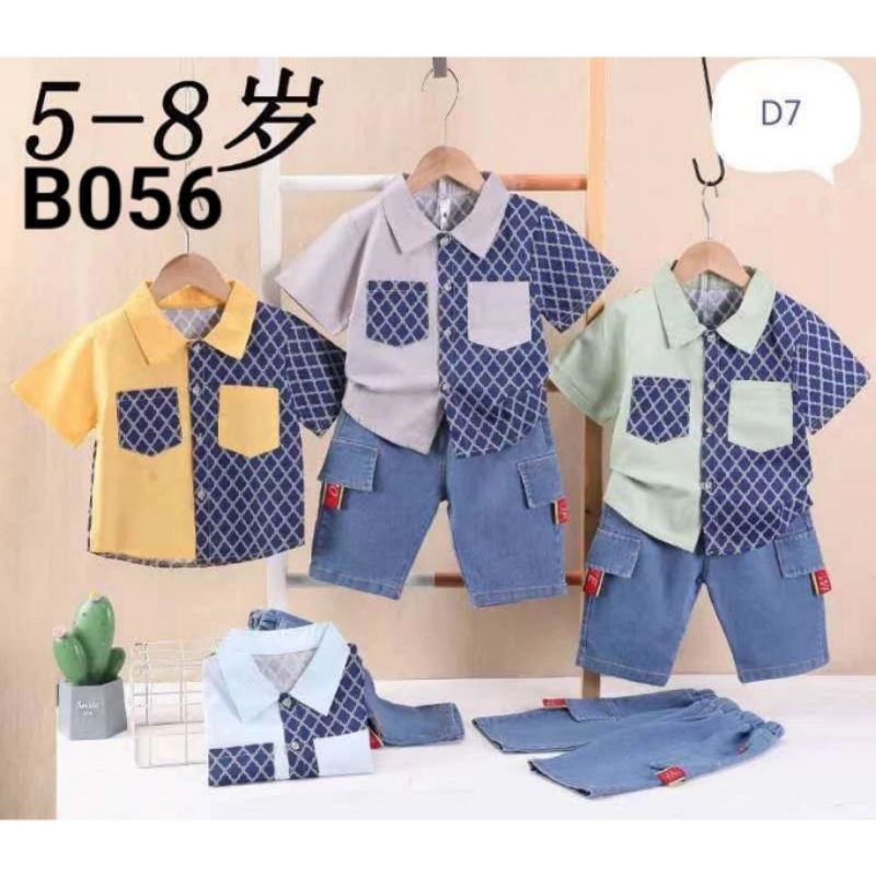(BISA COD) 1-8 tahun SETELAN ANAK LAKI LAKI KEMEJA ANAK LAKI LAKI SETELAN KEMEJA ANAK LAKI LAKI SETE