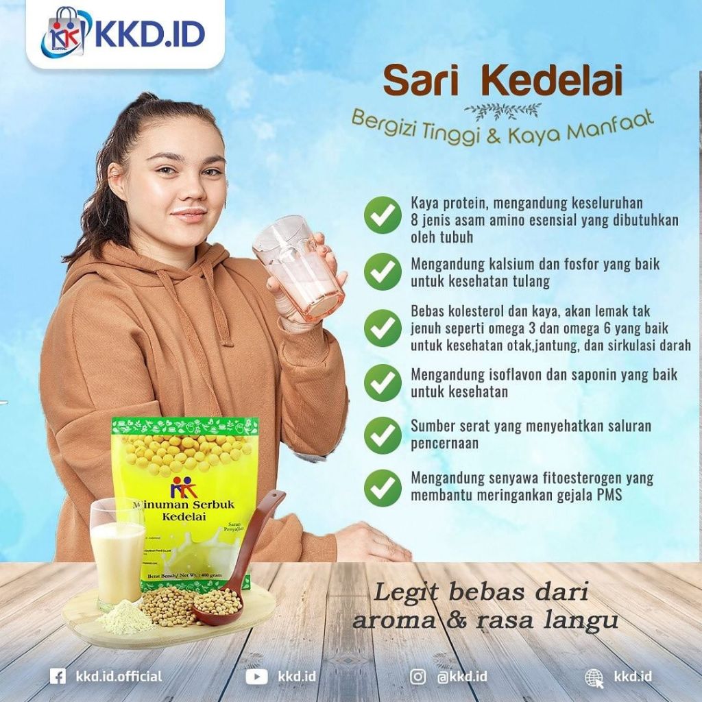 Minuman Serbuk Kedelai / Susu Kedelai bubuk / susu Kedelai untuk anak / Susu kedelai untuk orang dew