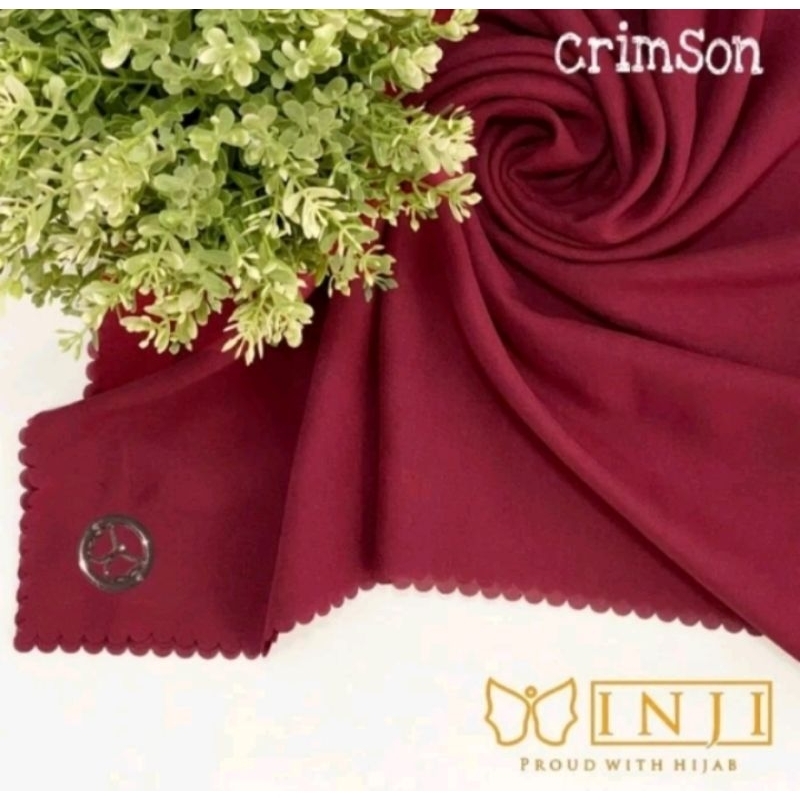 Voal Premium Scarf Polos Laser Cut ORIGINAL By INJI