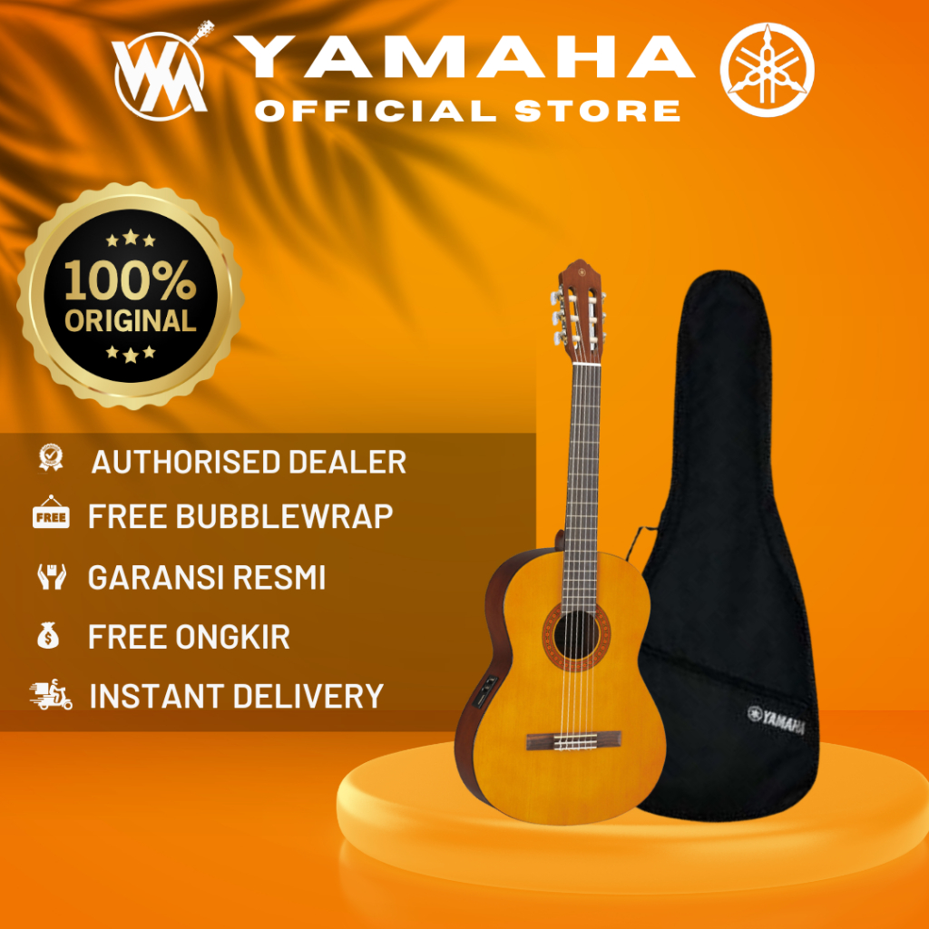Yamaha Gitar Akustik Elektrik CX40 / CX-40 / CX 40 - Natural+softcase