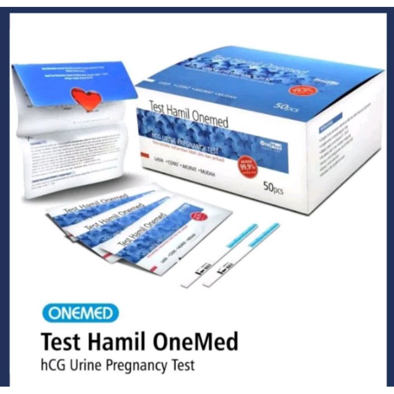 TES KEHAMILAN ONEMED ISI 50 PCS //  TEST PEK KEHAMILAN