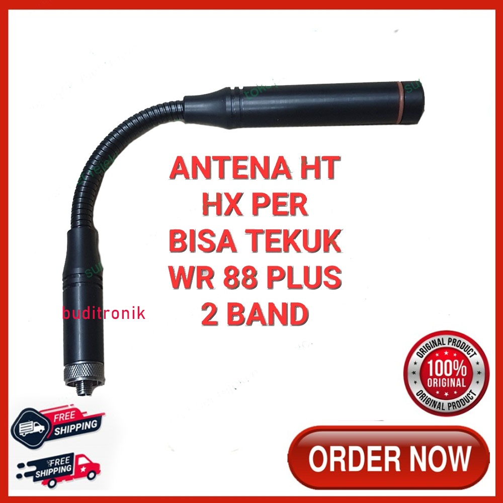 ANTENA HT WEIRCOM SMA FEMALE HX PER BISA TEKUK DUAL BAND