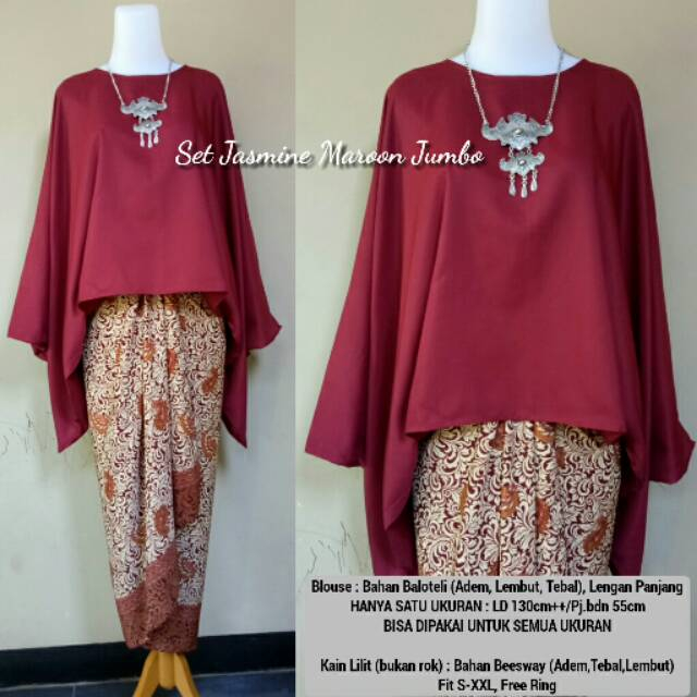 Set Jasmine / Kebaya Kalong / Kebaya brukat / Kebaya Modern