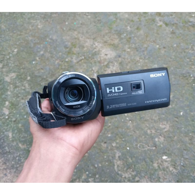 handycam sony hdr- pj240 bekas second