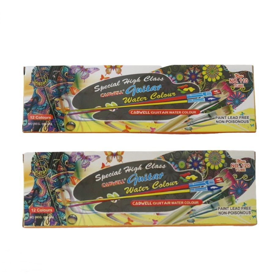 

Cat Air Guitar / Water Colour No.110 isi 12 Warna