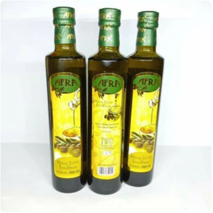 

Minyak Zaitun Afra 500ml | Extra Virgin Olive Oil 500ml Afra Zaitun