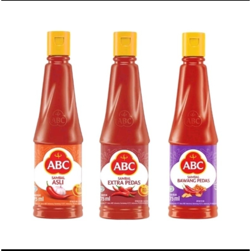 

ABC Saus Sambal 275ml Dengan Varian Rasa / Saus Sambal Asli / Saus Sambal Extra Pedas / Saus Sambal Bawang Pedas / Saos ABC