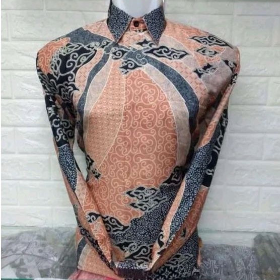 BATIK | BATIK BAHAN SILKY | SEMI SUTRA| BATIK PRIA | BATIK TERBARU | KEMEJA TANGAN PANJANG