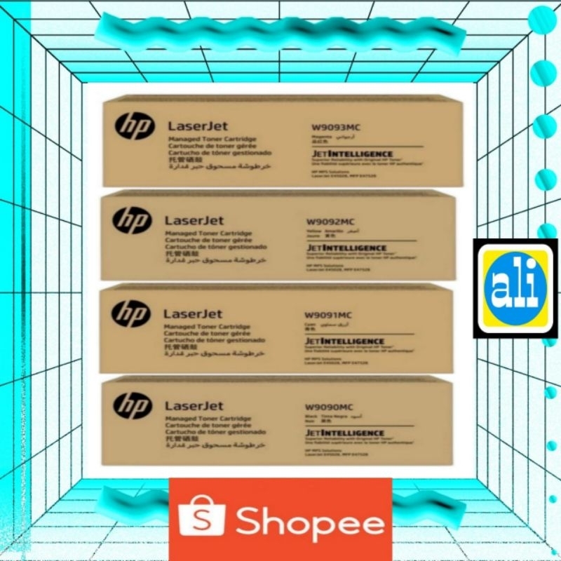TONER HP W9090MC Black W9091MC Cyan W9092MC Yellow W9093MC Magenta ORI