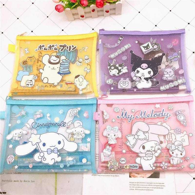 

Kotak Pensil Jaring Sanrio Set Alat Tulis Anak Pouch Sanrio Anak Perempuan Namaci