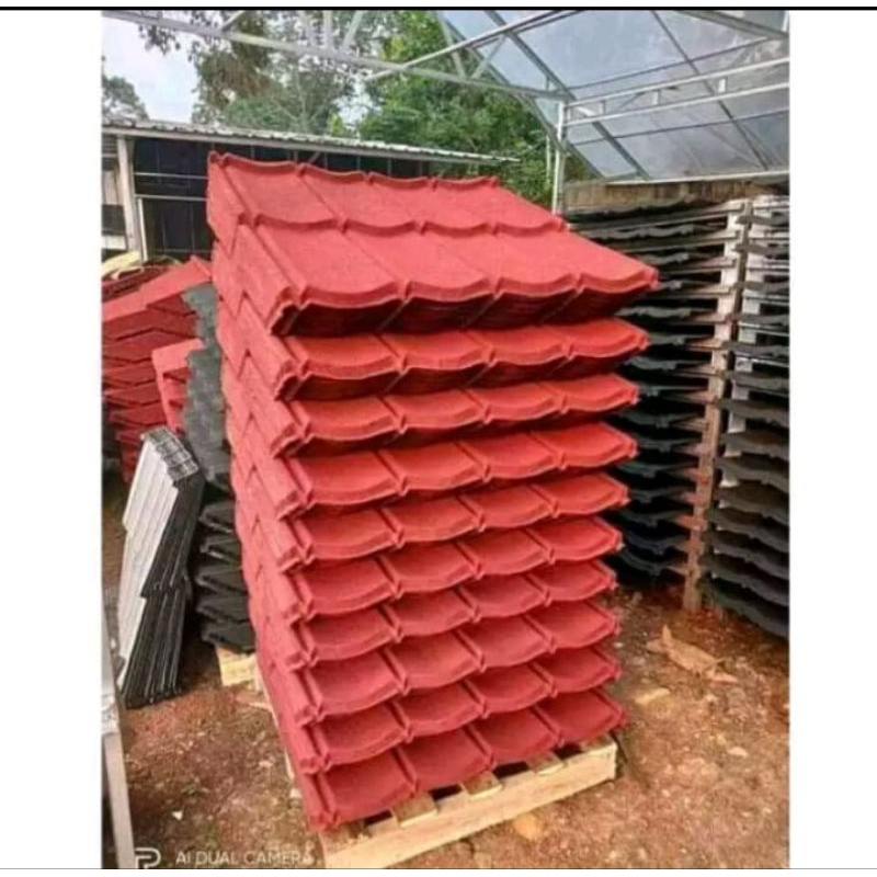 GENTENG METAL PASIR TERMURAH TERSEDIA BERBAGAI WARNA /HIJAU/HITAM/MERAH/COKLAT