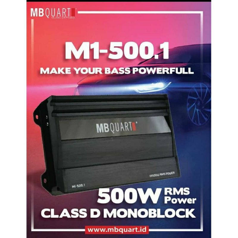 power monoblock MB QUART M1-500.1