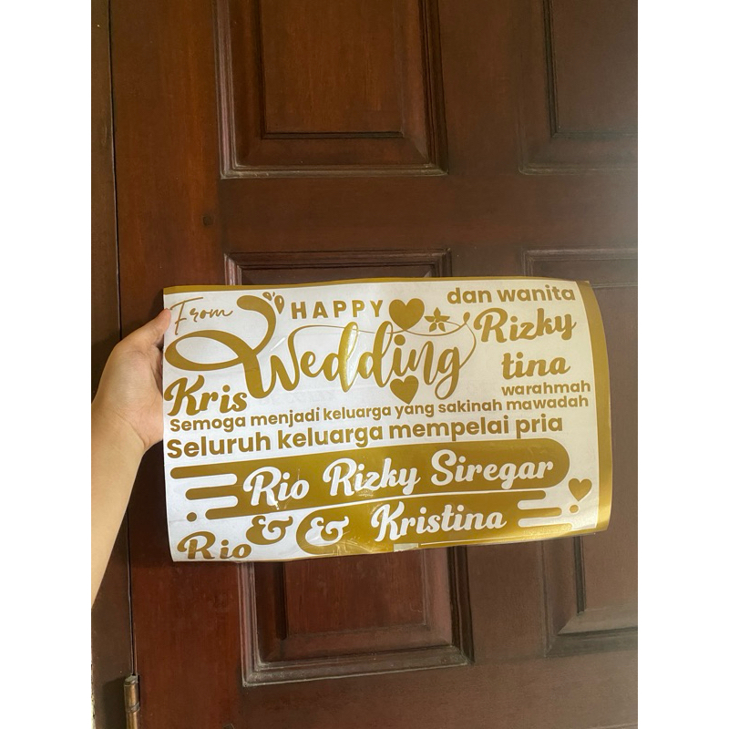 

STICKER CUTTING MURAH MEDAN UKURAN 30x30cm dan 40x60cm USAHA PAPAN BUNGA AKRILIK