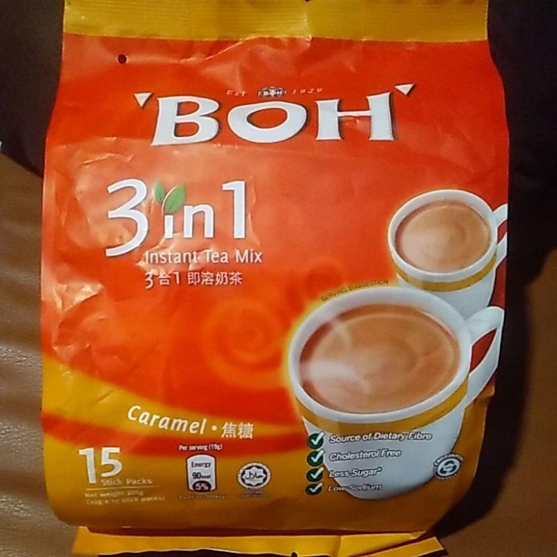 

Boh, Teh Instan Mix Caramel (15 sachet)