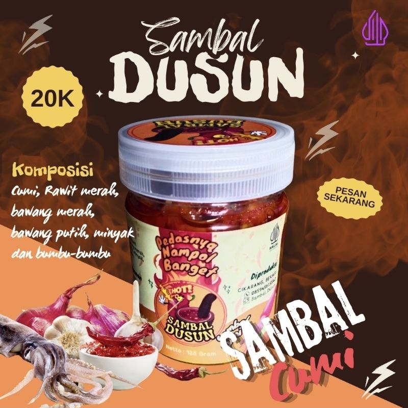 

Sambal Cumi, pedasnya 100% pedasnya nampol