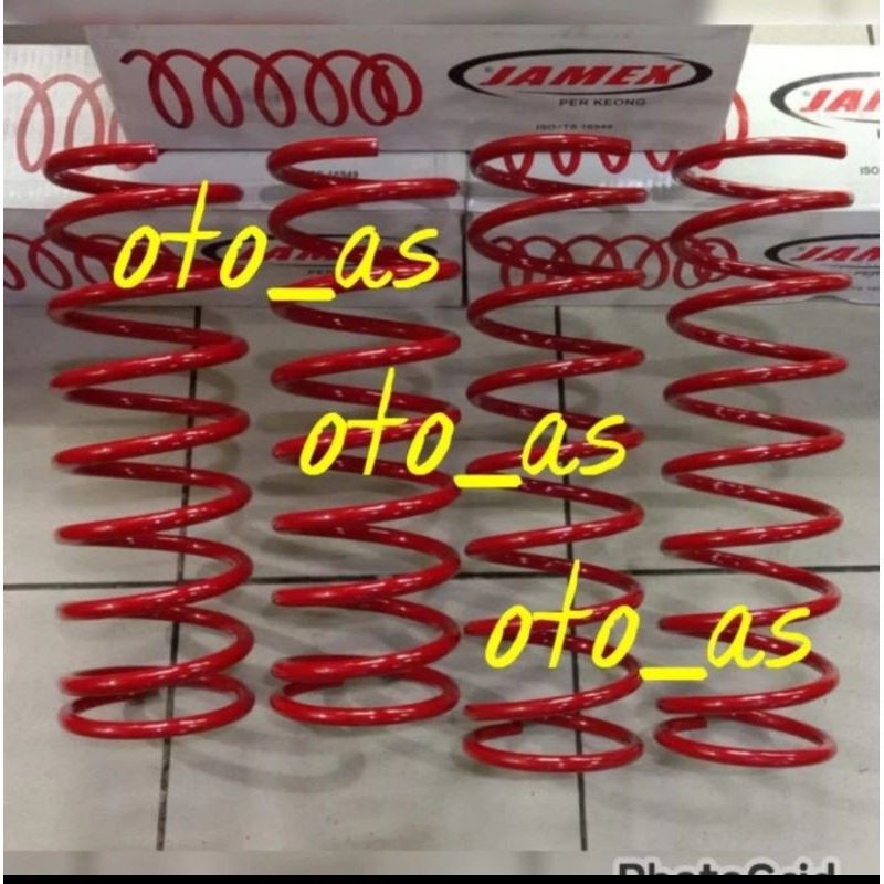 PAKET PER KEONG COIL SPRING JAMEX EMPUK COROLLA DX 1982-1983 DPN-BLK