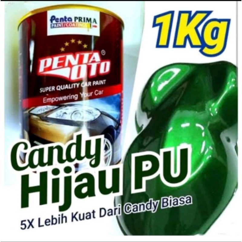 Cat Candytone Candy Green PC 060 PU Penta Oto Candy Tone Hijau
