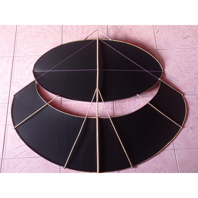 Layang layang Gapangan POLOS+DINAMO LAMPU sekalian dirakit