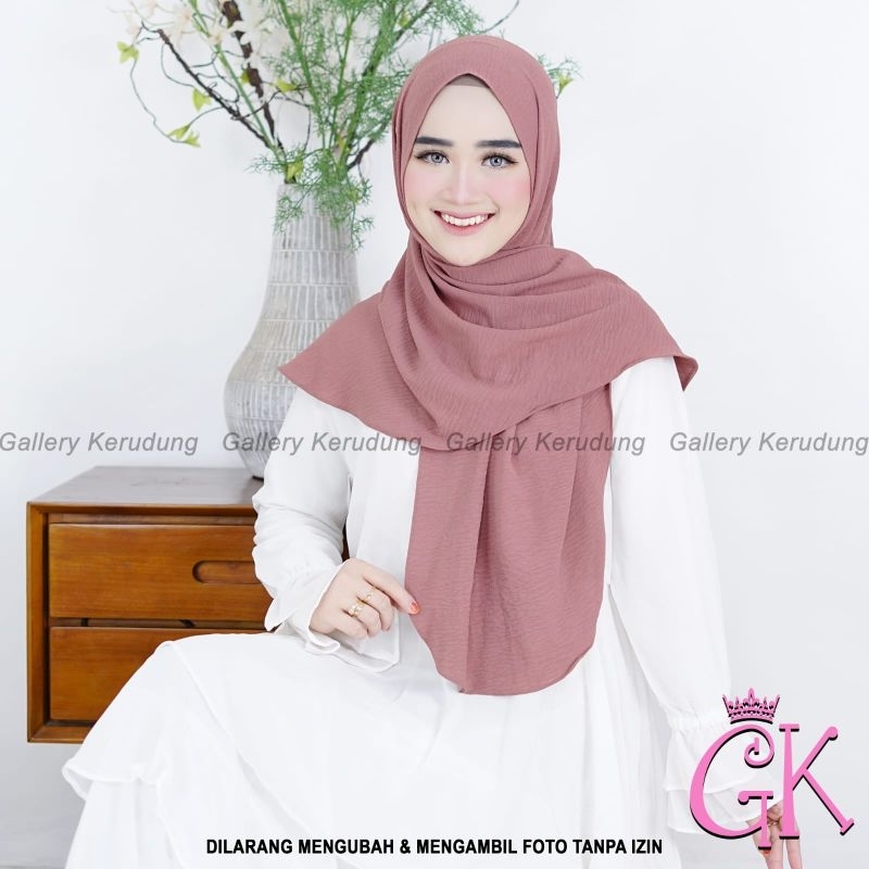JILBAB INSTAN CRINKLE/INSTAN BAWAL/SEGITIGA INSTAN CRINKLE