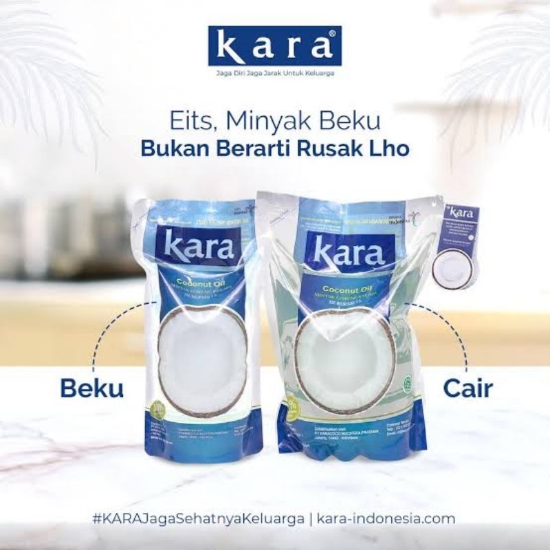 

INSTANT - KARA Minyak Goreng Kelapa / Original Coconut Oil ( Refill 1 Liter - 2 Liter / 1L - 2L ) - Sejenis BARCO - Kirim Instant