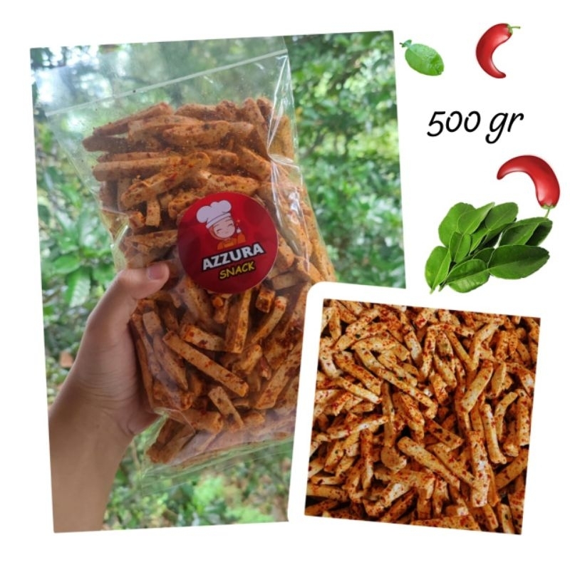 

Azzura Snack - Basreng Stik Pedas Daun Jeruk 500gr