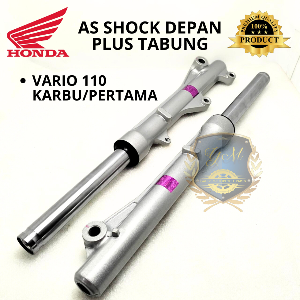 ORIGINAL AS SHOCK DEPAN SET PLUS TABUNG HONDA KVB VARIO 110 OLD LAMA KARBU PERTAMA PARIO KUALITAS AS