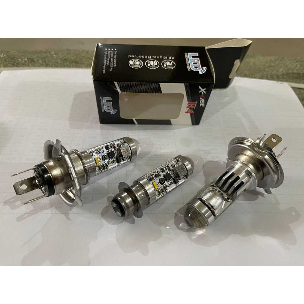 Lampu Depan Laser Senja Kuning H4 HEADLAMP MOTOR BEBEK MATIC lampu utama laser socket H4 + senja kun