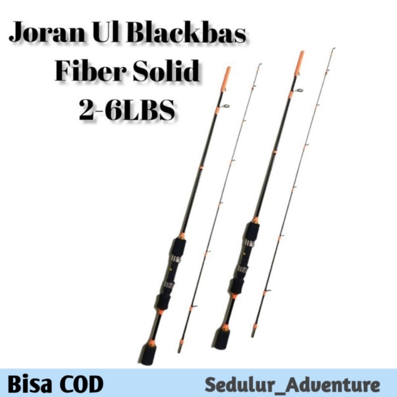Joran UL BLACKBASS Fiber solid 2-6lb