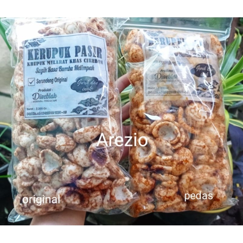 

kerupuk melarat Serundeng Original / Kerupuk Melarat khas cirebon / Kerupuk Pasir Serundeng / Kerupuk Selangit