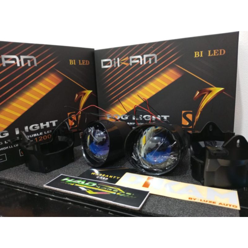 BILED POGLAMP PROJECTOR DIKAM S7 BLUE LENS 3.0 INCH PNP